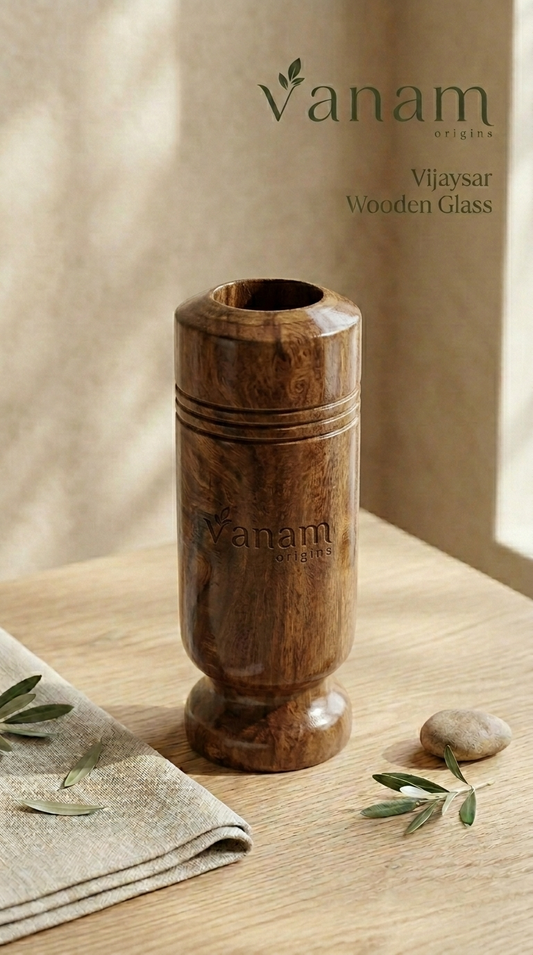 Vanam Wooden Vijaysar Glass
