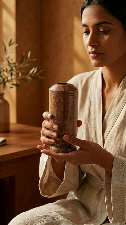 Vanam Wooden Vijaysar Glass