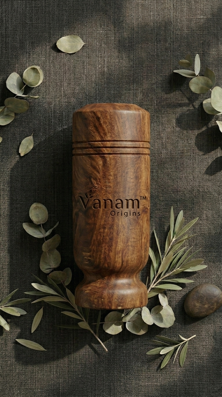 Vanam Wooden Vijaysar Glass