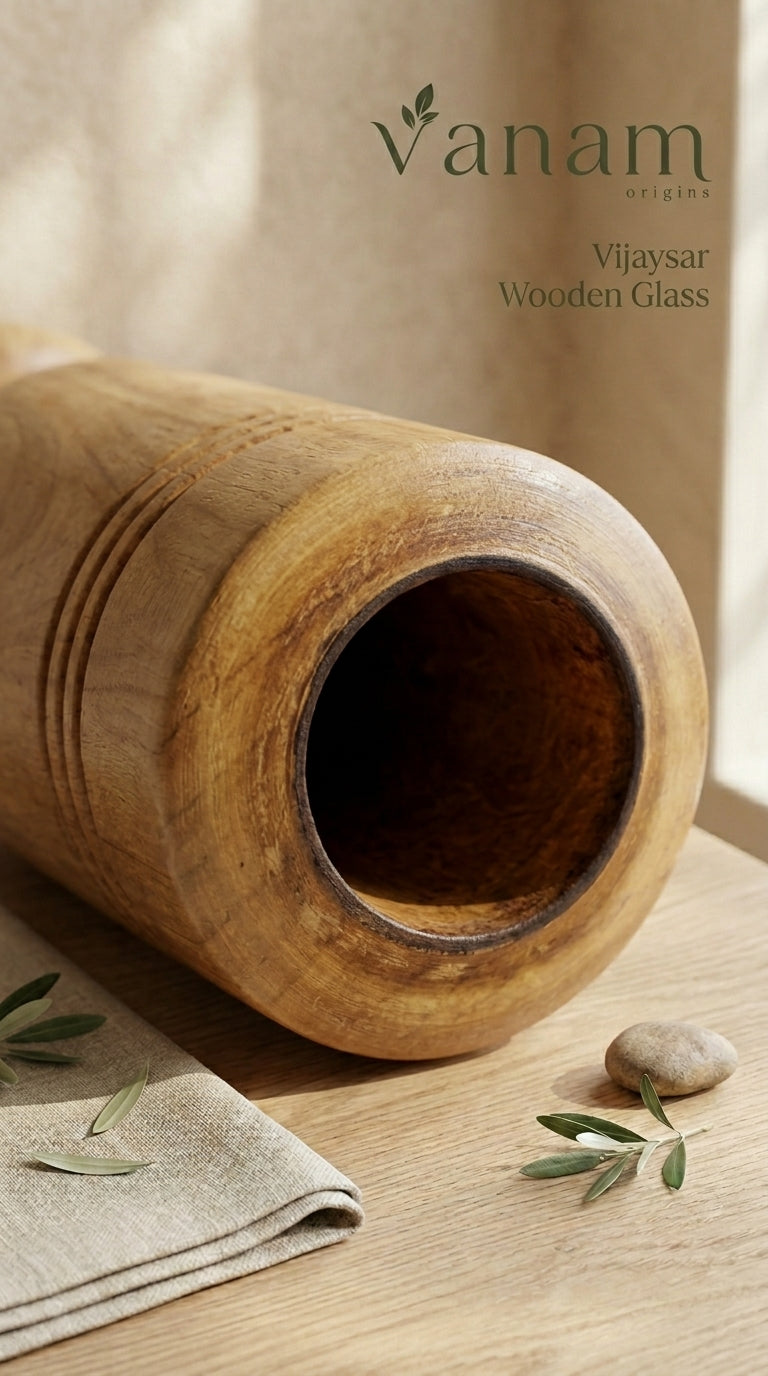Vanam Wooden Vijaysar Glass