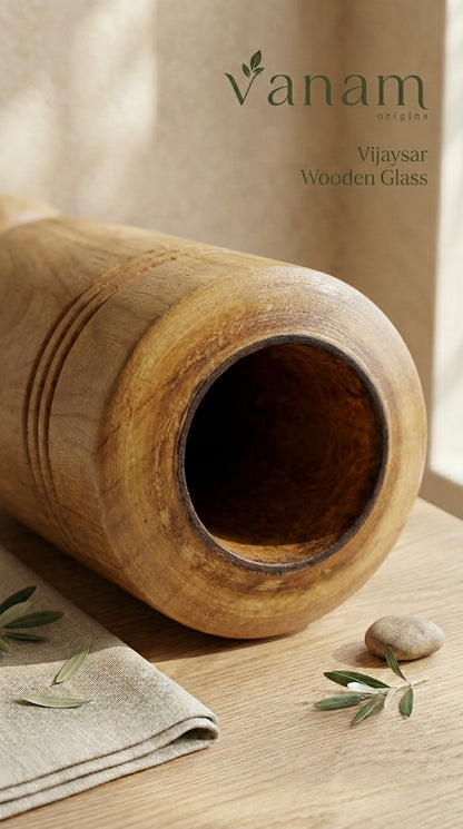 Vanam Wooden Vijaysar Glass